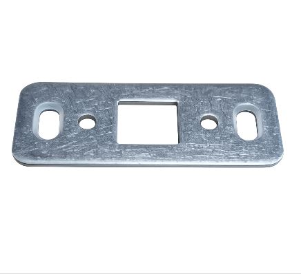 Gâche plate inox pour crémone pompier DS6856