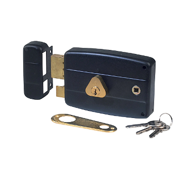 Serrure à fouillot horizontale canon 45 mm - CISA - Gauche (vue intérieure)