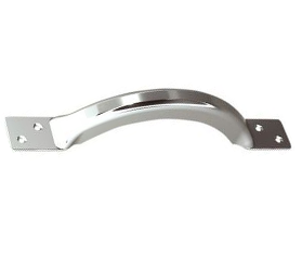 Poignée emboutie en acier zinguée