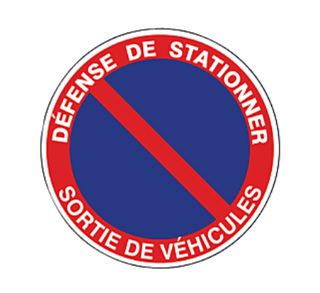 Disque défense de stationner Ø 300 mm