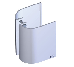 Poignée aileron 1780 de 150 mm H