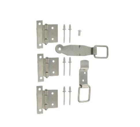 Sachet accessoires espagnolette plate inox