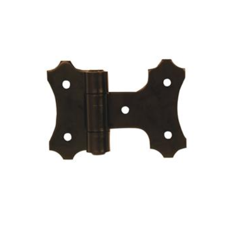 Charnière de milieu Ø 14 mm acier noir