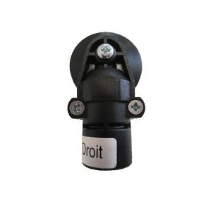Renvoi angle débrayable pour treuil sortie latérale droit