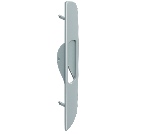 Façade simple demi-lune 9918 pour serrure Versus