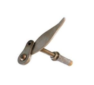 Arrêt marseillais inox A4 tige filetée Ø 8 mm et cheville - 110 mm L