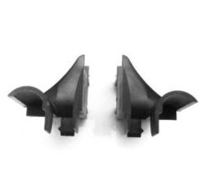 Paire de tulipes blanche pour console domino IBC