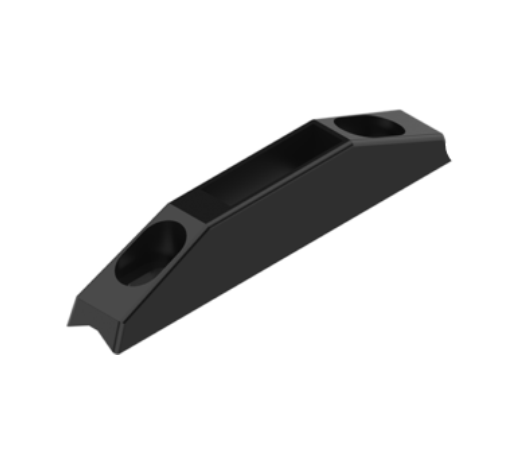 Gâche en applique DS2268 Noir RAL 9005