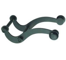 Bride de barrière à bascule zingué noir