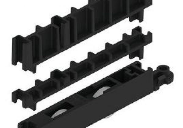 Poignée De Chariot Amovible Et Pliable – Noir Moderne – Facile à Installer