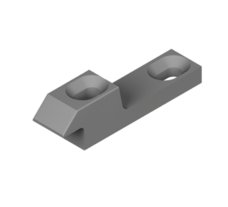 Gâche en applique DS2174 pour coulissant