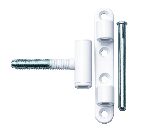 Fiche blanche Ø 13 mm pour porte fenêtre PVC