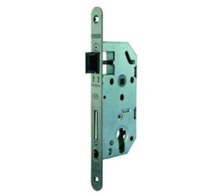 Serrure à cylindre axe à 40 mm carré 7 mm - Entraxe 70 mm THIRARD têtière inox