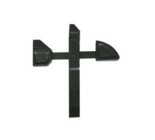 Arrêt de portail à bascule noir