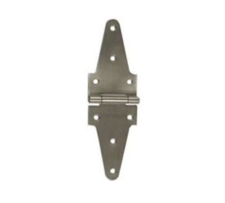 Charnière grand vent inox 316L 65 x 210 mm