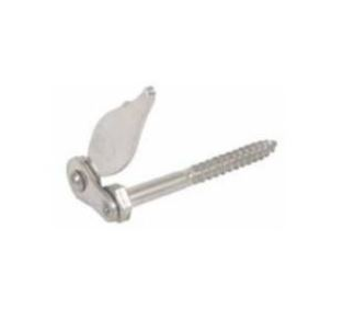 Arrêt marseillais à vis tête forgée inox Ø 10 mm - 130 mm L
