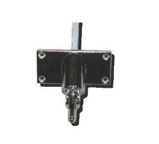 Sortie de caisson 90° pour manivelle Ø 13 extérieur