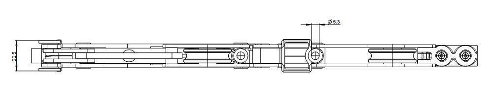 Sabot GU 937 réglable coulissant à levage K-16493-00-0-1 – Image 6