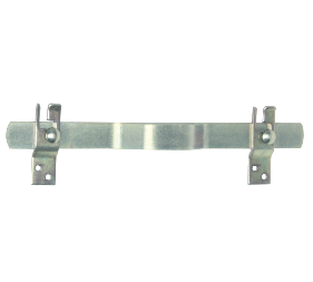 Barre de sécurité acier zingué 430mm pour volet battant bois