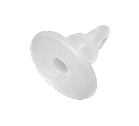 Tampon amortisseur Ø 19,5 mm translucide pour butée universelle