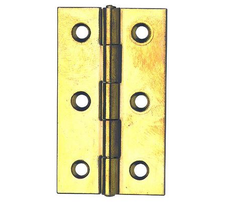 Charnière acier laitonné