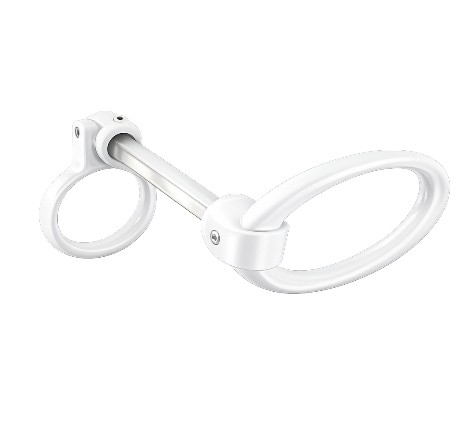 Anneau articulé et anneau fixe carré 7 mm TIRARD