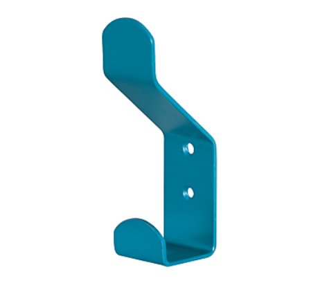 Patère aluminium 135 x 40 mm - Bleu