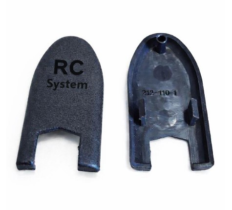 Guide anti-dégondage latéral noir pour coulissant RC System 212410