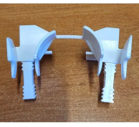 Paire de tulipe volet roulant pour lame 14 mm