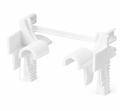 Paire de tulipes pour joue alu pan carré