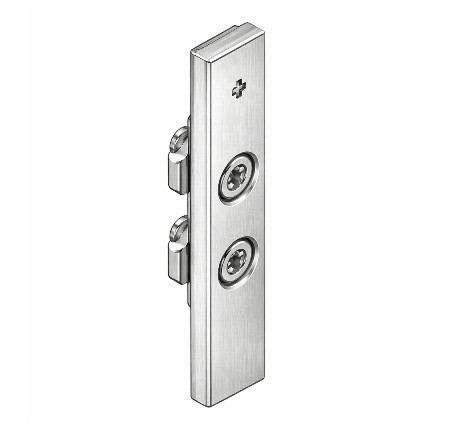 Gâche à clamer DS2895 pour coulissant ALU