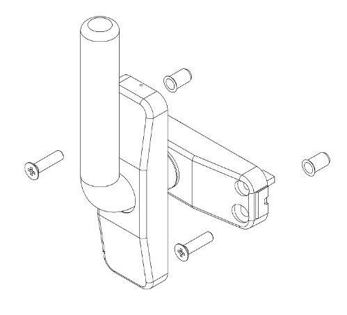 Crémone ouvrant vers l'extérieur REYNAERS 0225373