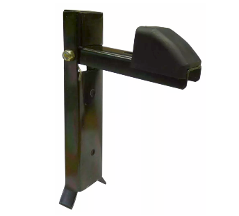 Arrêt acier noir réglable à sceller