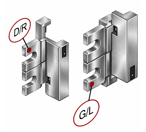 Paire de fourche pour poignée Spacio FERCO G-46550