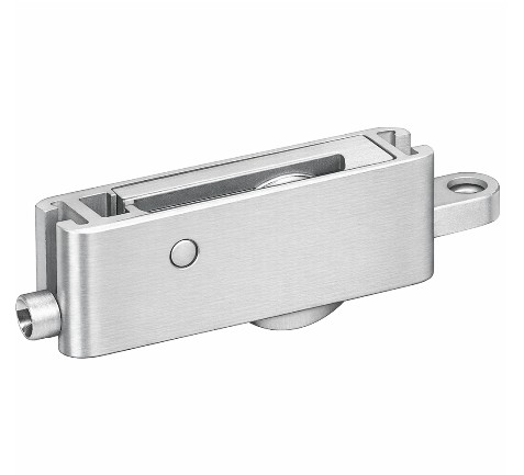 Chariot réglable DS3954 simple galet polyamide R3 Ø 30 mm - Dim.: 1.78 l x 2.80 h cm