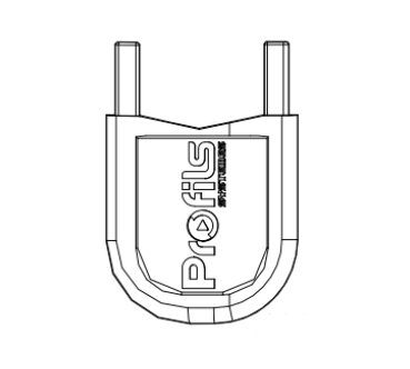 Guide de croisement pour coulissant PROFILS SYSTEMES 409616