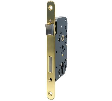 Serrure à cylindre axe à 40 mm carré 7 - Entraxe 70 mm série 4130 TESA têtière laitonnée