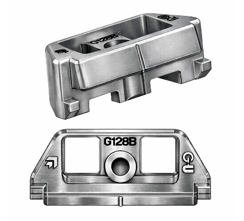 Gâche de tringle double G128B E-23472-09-0-1 FERCO