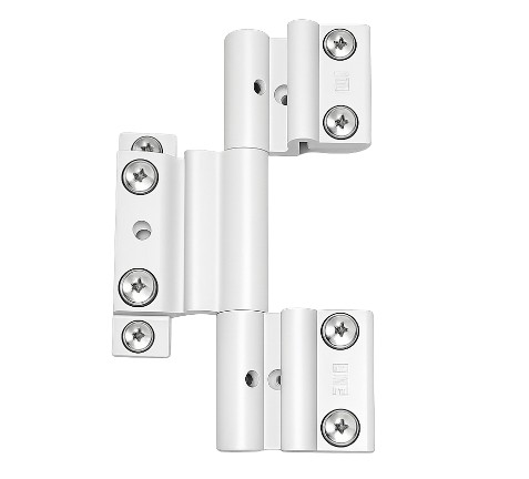 Paumelle à clamer 3 lames pour porte alu Technal T910003