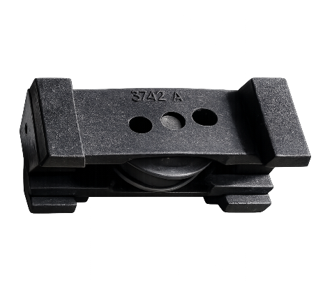 Chariot 3742A fixe simple galet polyamide R3 Ø 18 mm