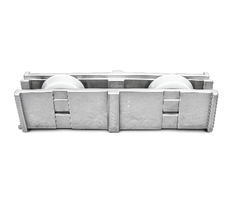 Chariot AC044 double galet polyamide 150° Ø 19 mm