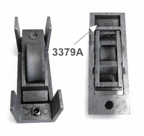 Chariot DS3379A simple galet fixe polyamide 150° Ø 23 mm