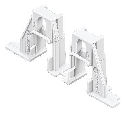 Embout de finition montant chicane Sapa SA27983 - Blanc