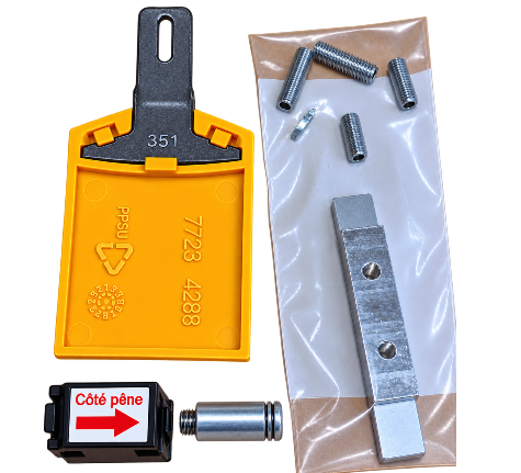 Kit de fermeture 351 pour serrure Versus 002270 Profils Systèmes