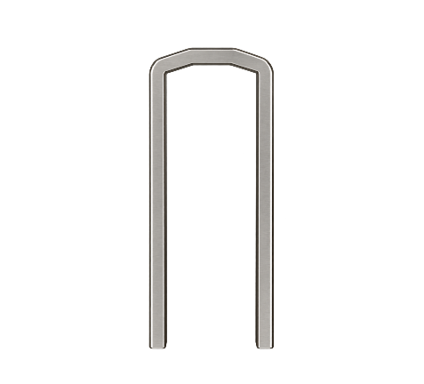 Rail Inox rapporté pour coulissant AluK P1032